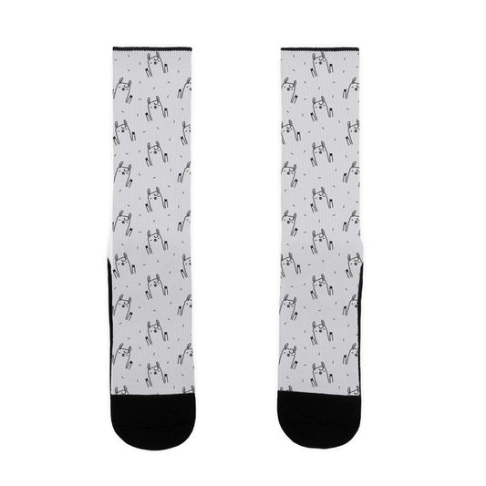 Sassy Llama Pattern Socks