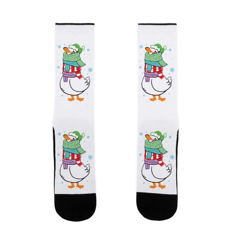 Scarf Duck Socks