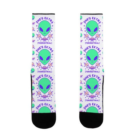 She's Extraterrestrial Socks