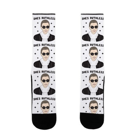 She's Ruthless RBG Socks