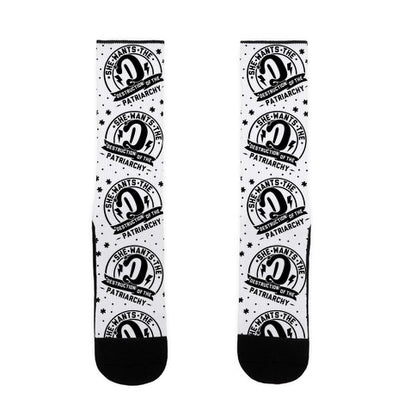 She wants the destruction of the Patriarchy Socks