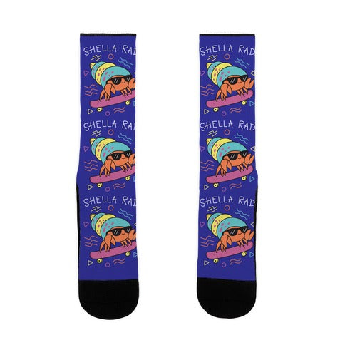 Shella Rad Crab Socks