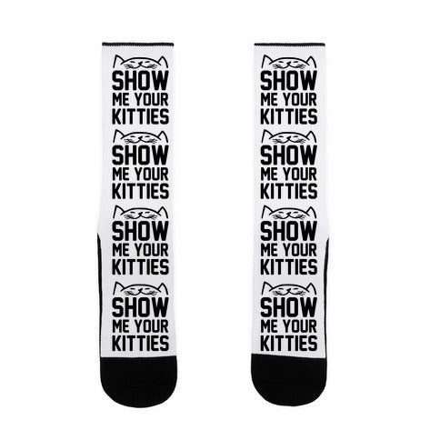 Show Me Your Kitties Socks