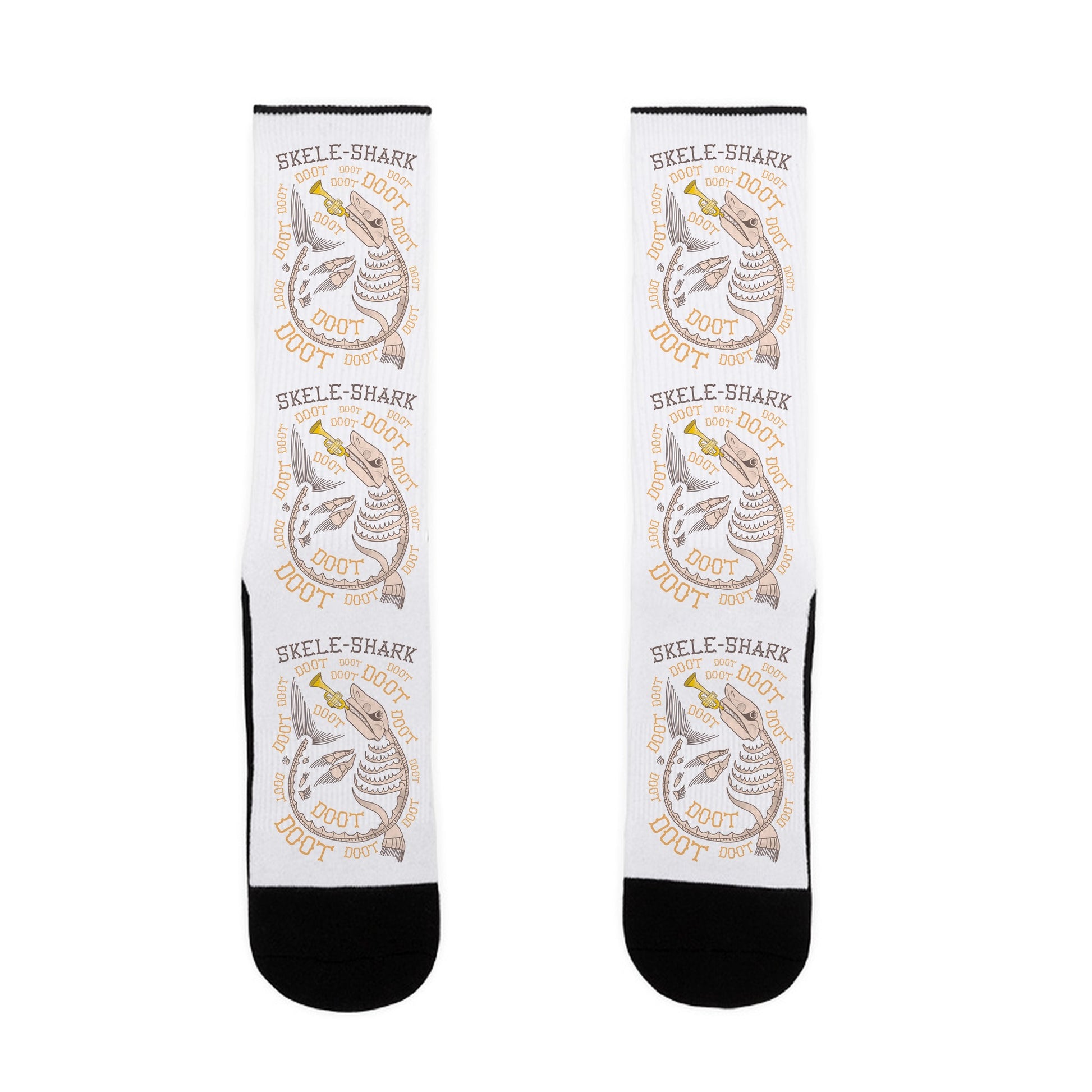 Skele-Shark Socks