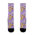 Sleepy Bumble Bee Butts Floral Socks