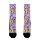 Sleepy Bumble Bee Butts Floral Socks