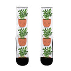 Sleepy ZZ Plant Socks