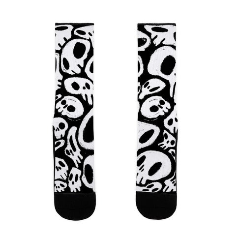 Soft Skulls Pattern Socks