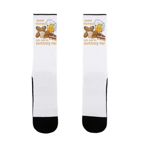 Some Things Are Worth Shitting For (Gluten Allergy) Socks