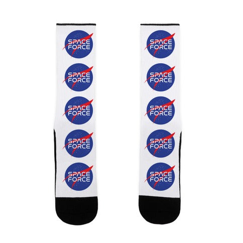 Space Force Parody Socks