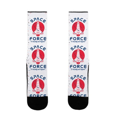 Space Force To Insanity and Beyond Socks