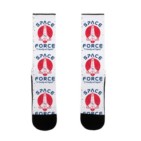 Space Force To Insanity and Beyond Socks
