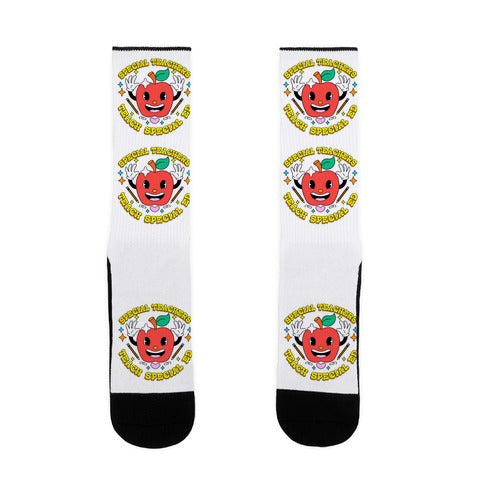 Special Teachers Teach Special Ed Socks