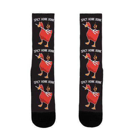 Spicy Honk Bonk Goose Socks