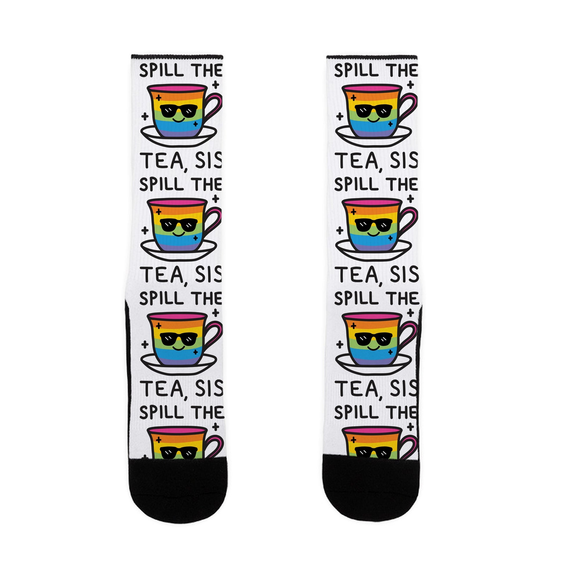 Spill The Tea, Sis LGBTQ+ Pride Socks