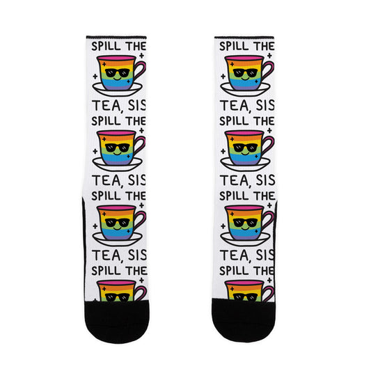 Spill The Tea, Sis LGBTQ+ Pride Socks