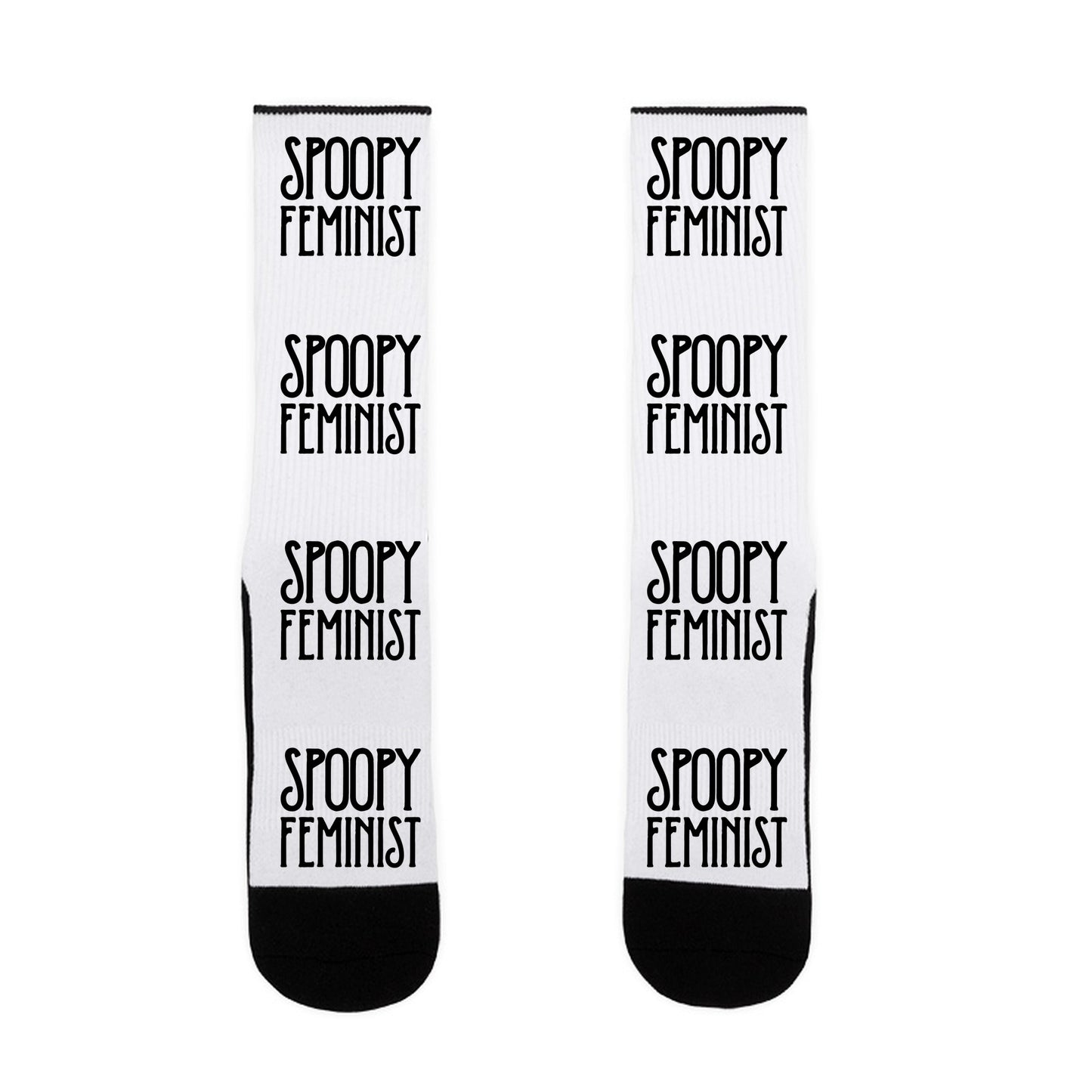 Spoopy Feminist Socks