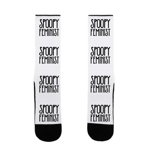 Spoopy Feminist Socks
