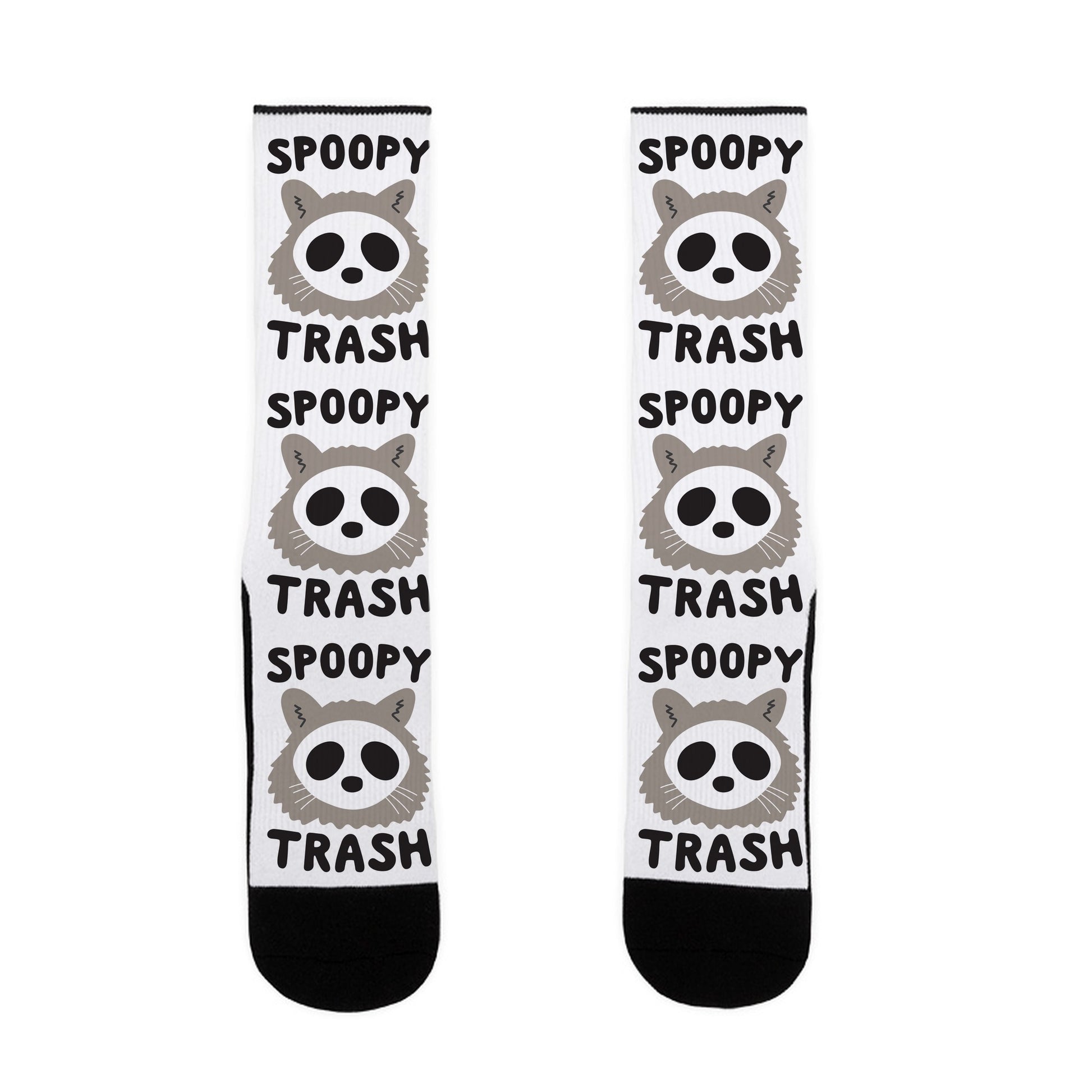 Spoopy Trash Raccoon Socks