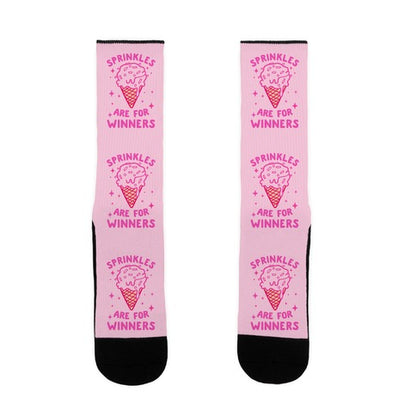 Sprinkles Are For Winners Socks
