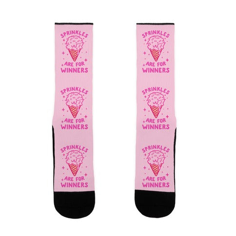 Sprinkles Are For Winners Socks