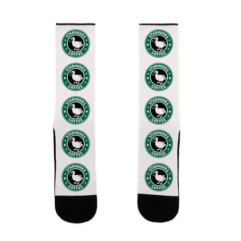 Starhonks Coffee Parody Socks