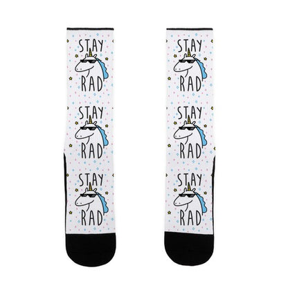 Stay Rad Unicorn Socks