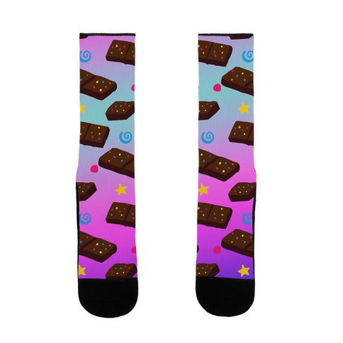 Stellar Brownie Pattern Socks