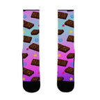 Stellar Brownie Pattern Socks