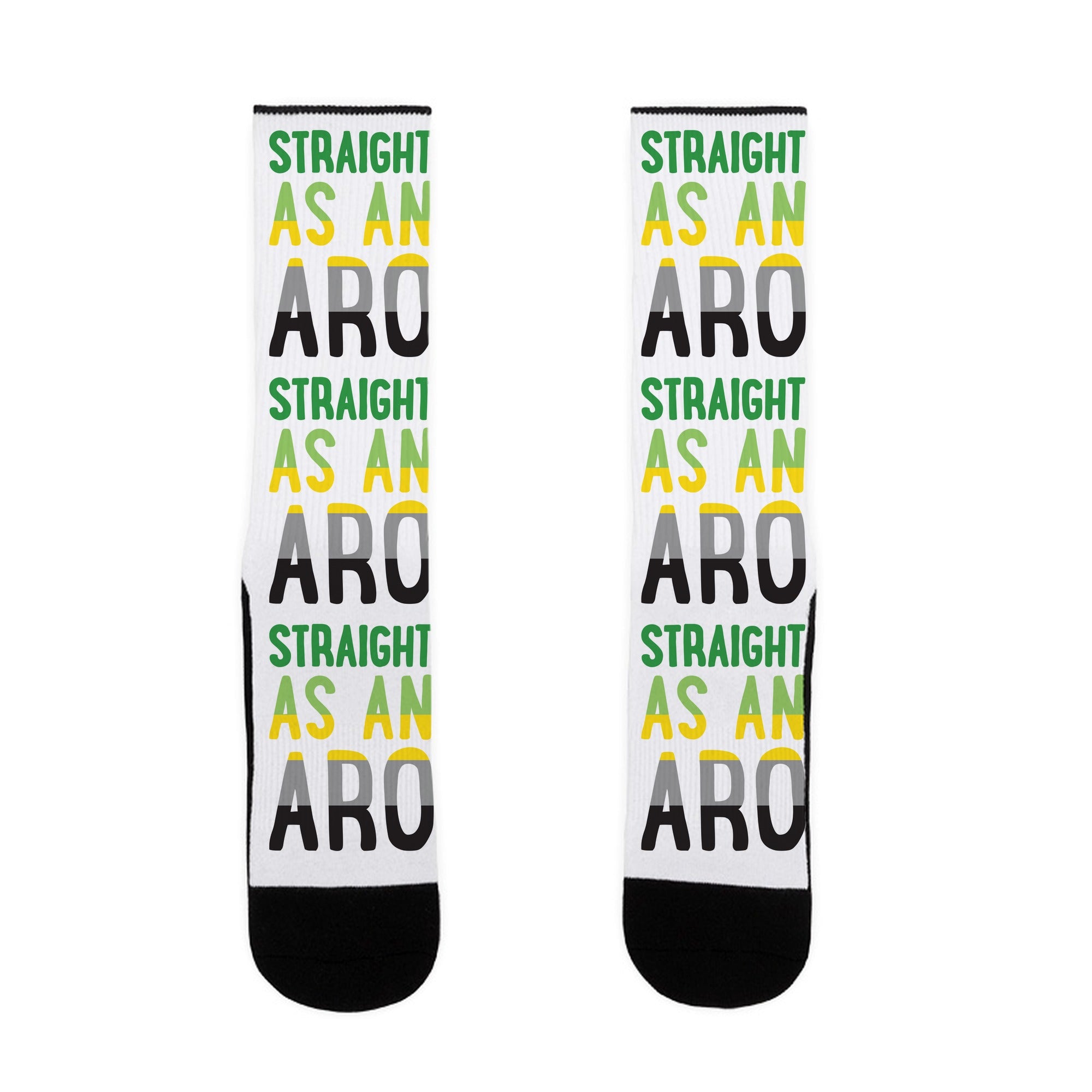 Straight As An Aro Socks