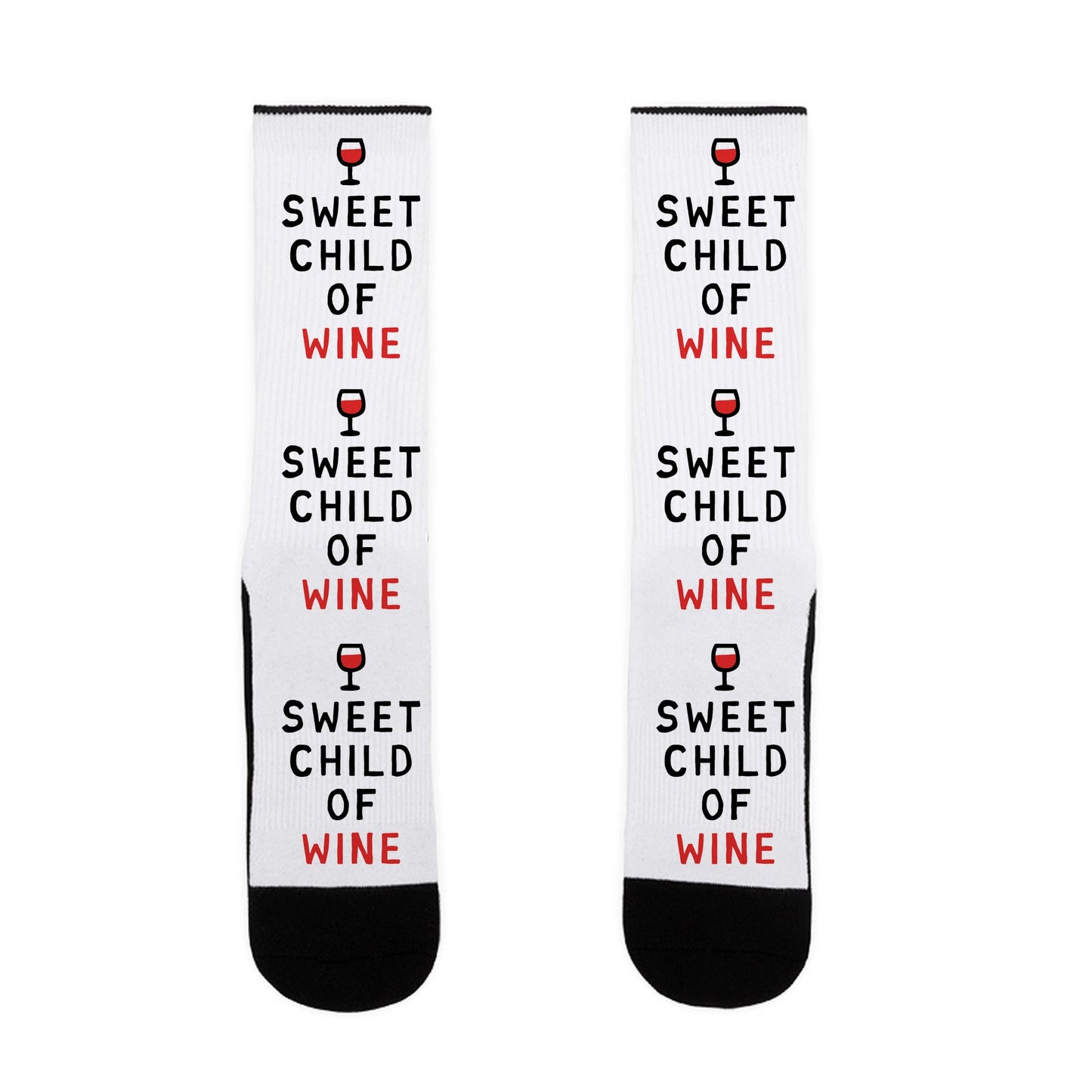 Sweet Child Of Wine Socks