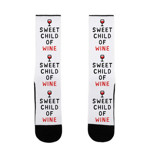 Sweet Child Of Wine Socks