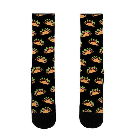 Taco Pattern Socks