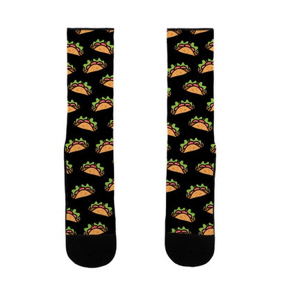 Taco Pattern Socks