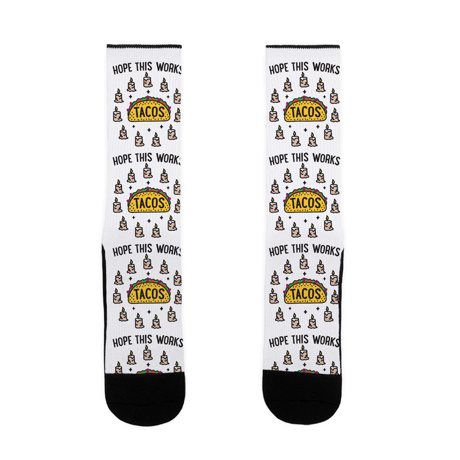 Tacos Summoning Circle Socks