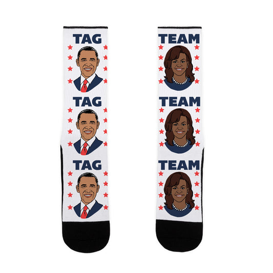 Tag Team Barack & Michelle Obama Socks