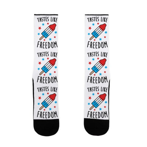 Tastes Like Freedom Socks