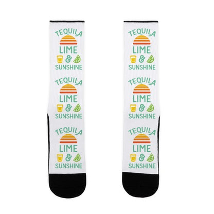 Tequila Lime And Sunshine Socks