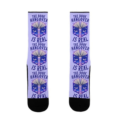 The Book Hangover is Real Socks