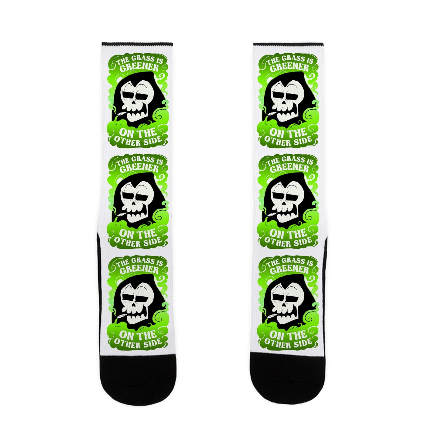 The Grass Is Greener On The Other Side Socks