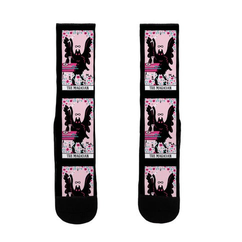 The Magician Mothman Tarot Socks