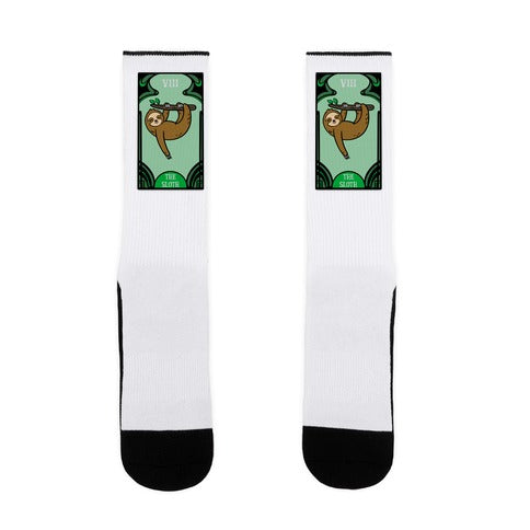 The Sloth Tarot Card Socks