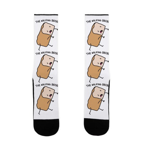 The Walking Bread Parody Socks