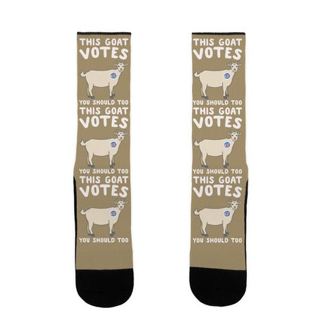 This Goat Votes Socks