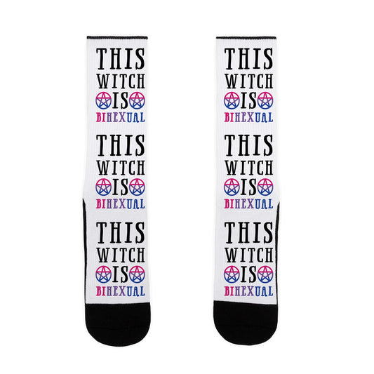 This Witch Is Bihexual Socks
