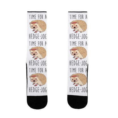 Time For A Hedge Jog Socks