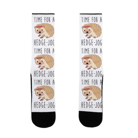 Time For A Hedge Jog Socks