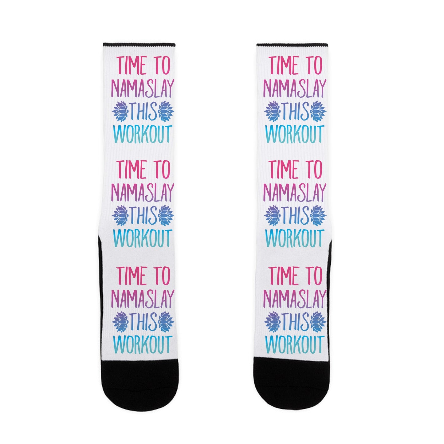Time To Namaslay This Workout Socks