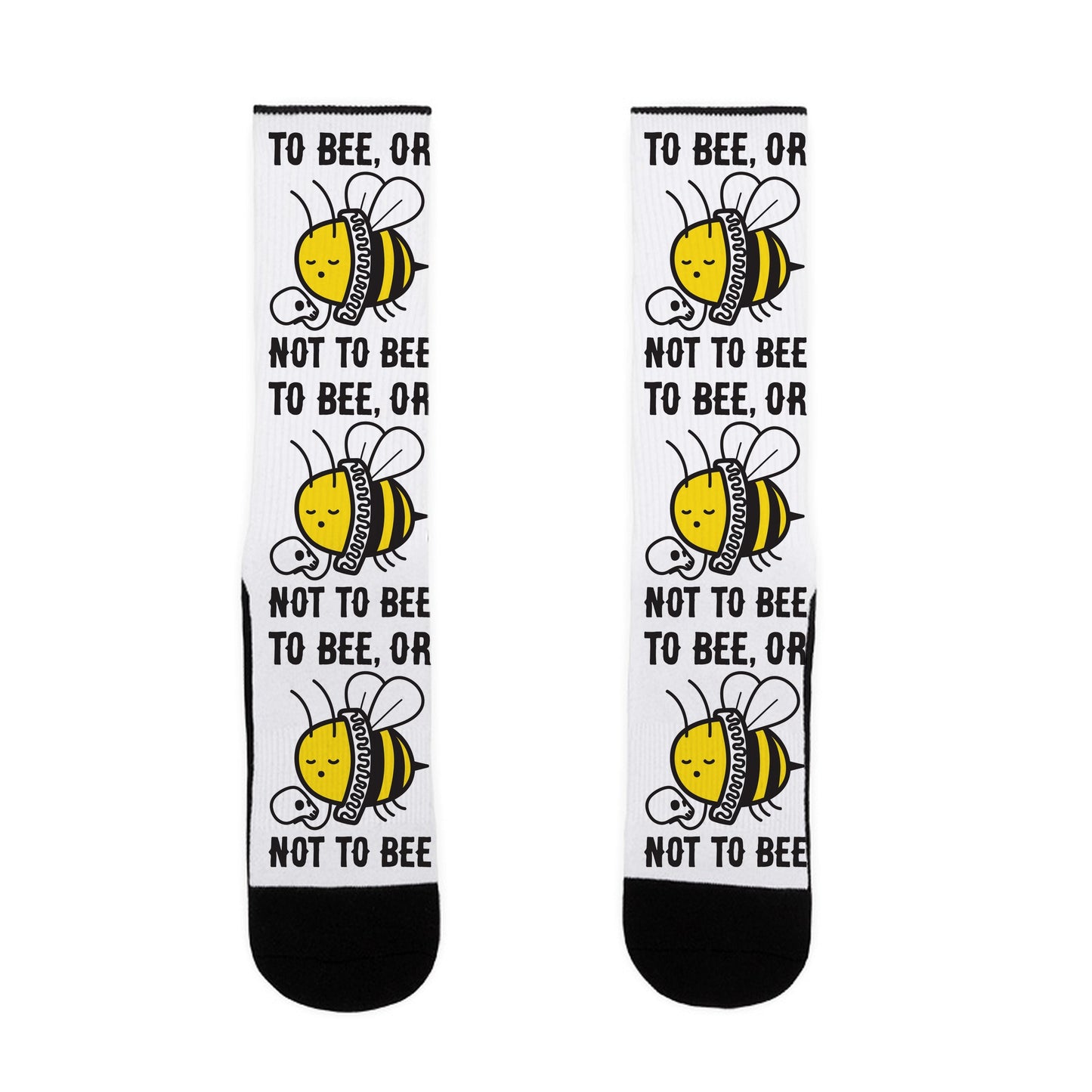 To Bee, Or Not To Bee Shakespeare Bee Socks