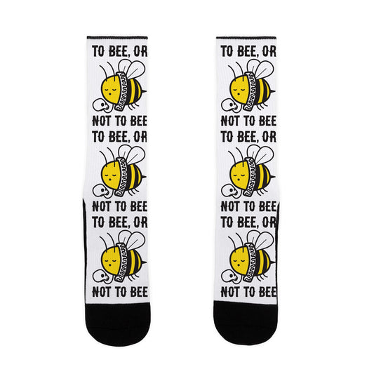 To Bee, Or Not To Bee Shakespeare Bee Socks